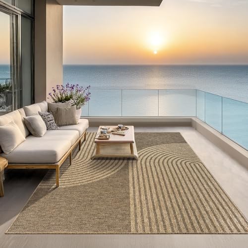 the carpet Kansas - robuster In- und Outdoor Teppich im natürlichen Jute-Look, wetterfest, geeignet für Terrasse und Garten, ca. 240 x 340 cm the carpet Kansas - robuster In- und Outdoor Teppich im natürlichen Jute-Look, wetterfest, geeignet für Terrasse und Garten, ca. 240 x 340 cm von the carpet