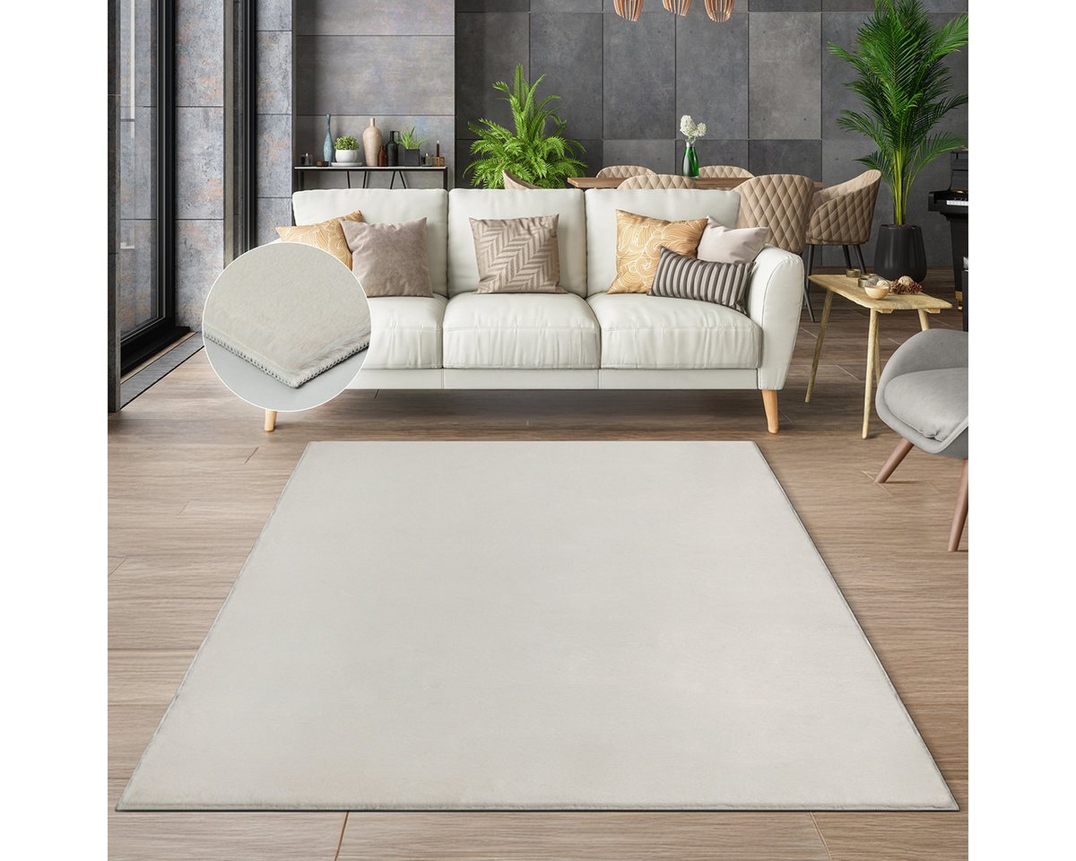 the carpet Teppich Cosy, rechteckig, Höhe: 11 mm, Wohnzimmer Teppich Fell-Optik waschbar elegant the carpet Teppich Cosy, rechteckig, Höhe: 11 mm, Wohnzimmer Teppich Fell-Optik waschbar elegant von the carpet