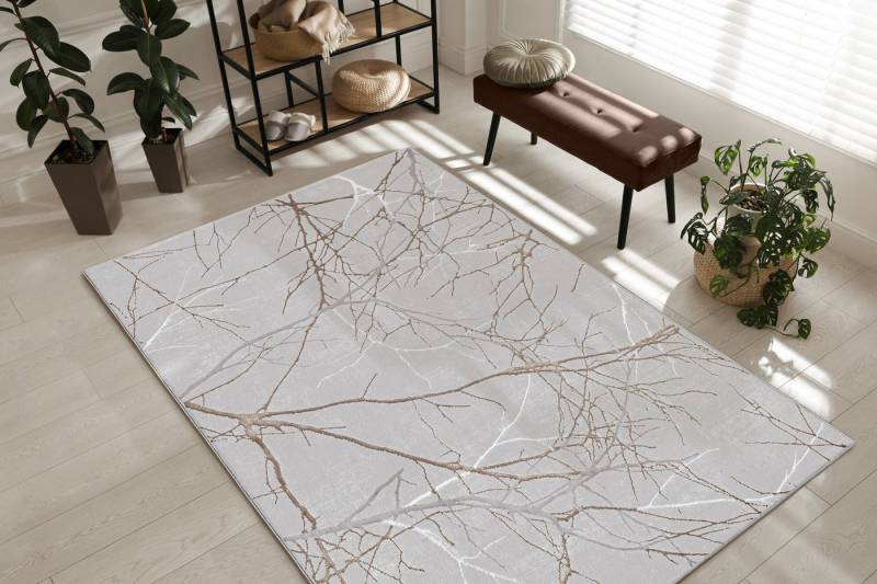 the carpet Teppich Mila, rechteckig, Höhe: 8 mm, moderner Wohnzimmer Teppich elegant glänzender Flor the carpet Teppich Mila, rechteckig, Höhe: 8 mm, moderner Wohnzimmer Teppich elegant glänzender Flor von the carpet