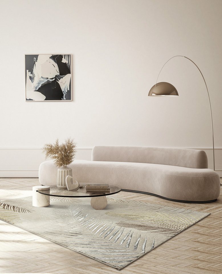 the carpet Teppich Mila, rechteckig, Höhe: 8 mm, moderner Wohnzimmer Teppich elegant glänzender Flor the carpet Teppich Mila, rechteckig, Höhe: 8 mm, moderner Wohnzimmer Teppich elegant glänzender Flor von the carpet