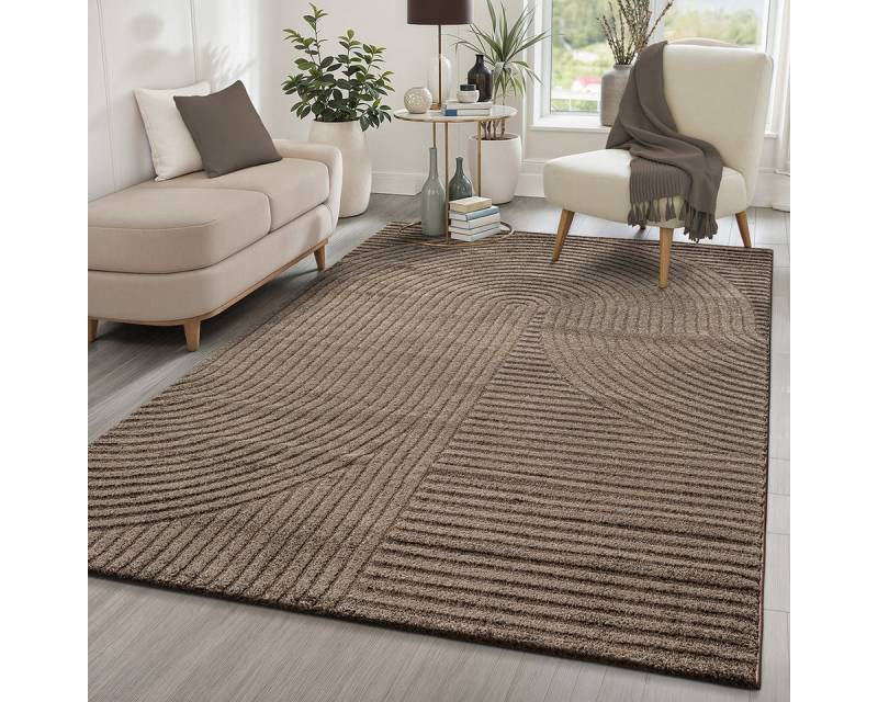 the carpet Teppich Everest, rechteckig, Höhe: 14 mm, moderner Wohnzimmer Teppich hohe Flordichte von the carpet