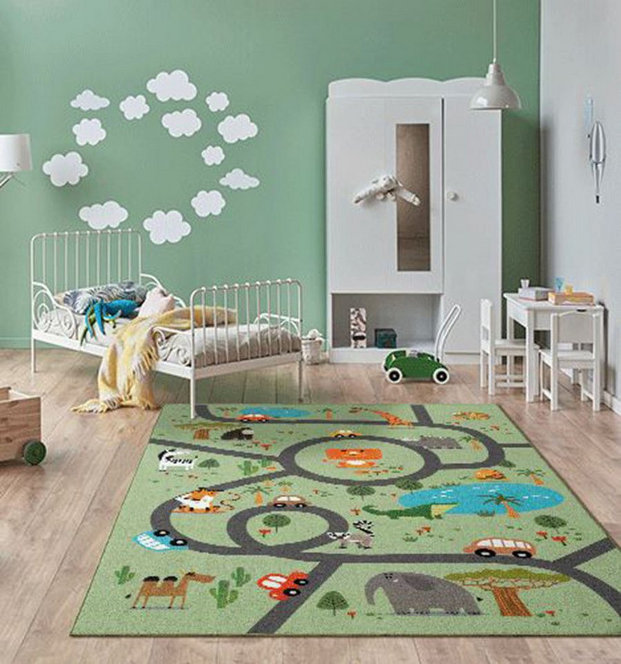 the carpet Teppich Happy Life, rechteckig, Höhe: 4 mm, Life Kinderzimmer Teppich Spielteppich pflegeleicht the carpet Teppich Happy Life, rechteckig, Höhe: 4 mm, Life Kinderzimmer Teppich Spielteppich pflegeleicht von the carpet