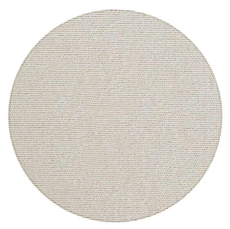 the carpet Teppich Premium Wool, rund, Wool Handweb-Teppich Naturfaser Wollteppich von the carpet