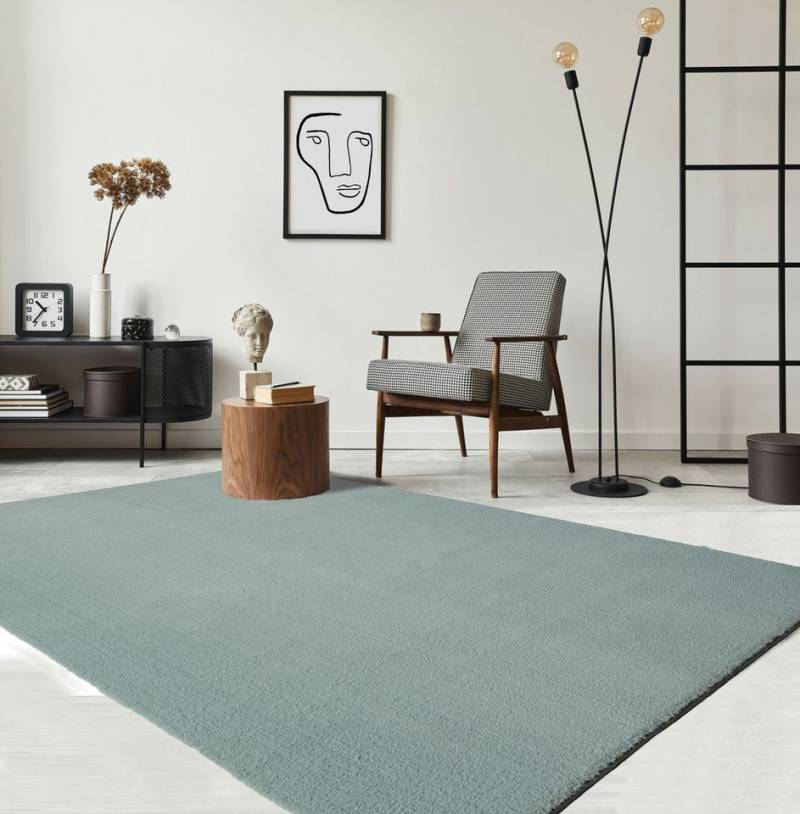 the carpet Teppich Relax, rechteckig, Höhe: 16 mm, waschbarer Wohnzimmer Teppich modern rutschfest, Kundenliebling von the carpet