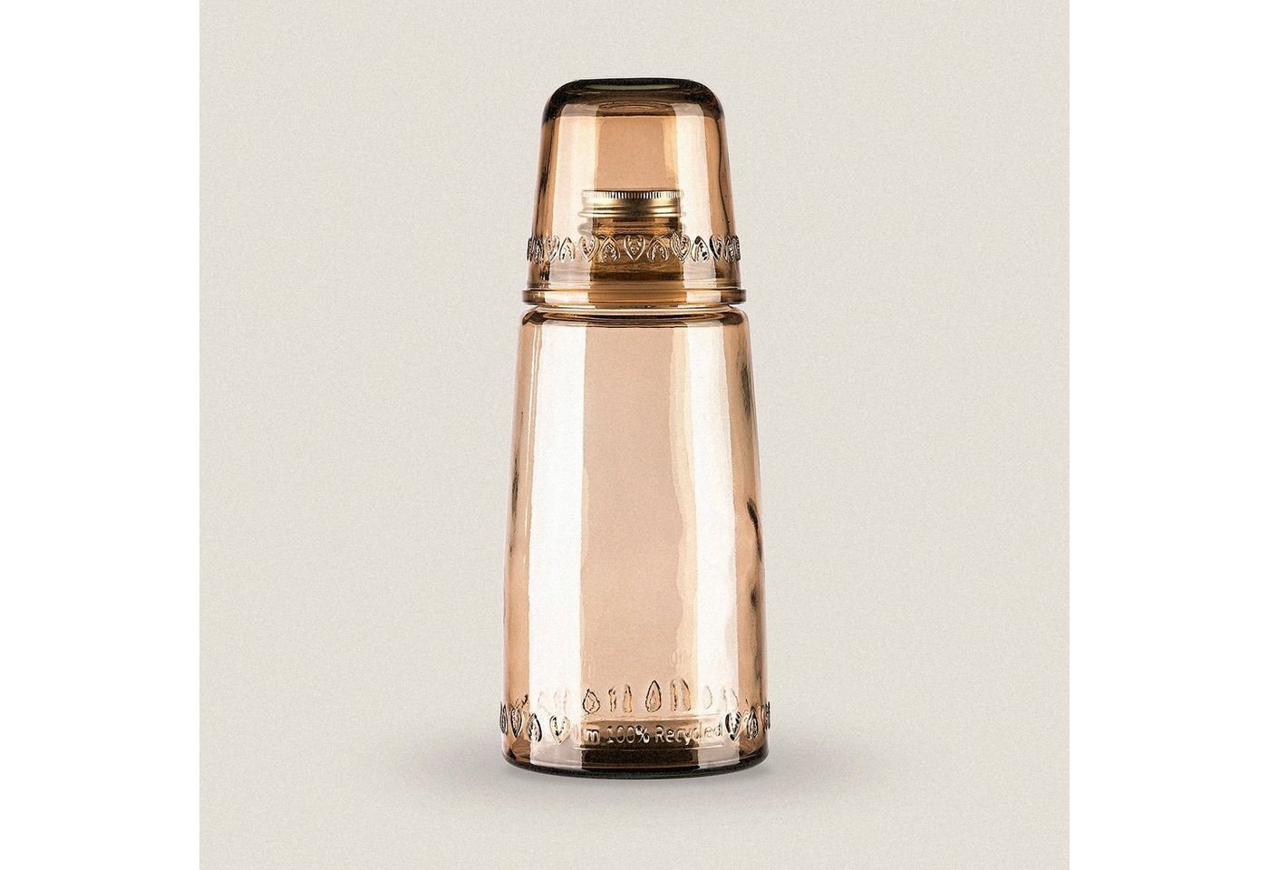 the way up Karaffe Flasche Pepito" - 220 ml, 100 % Altglas, braun" von the way up