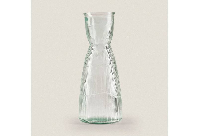 OUTLET-NORD Tischvase the way up Sofia, H: 25 cm, Vase Karaffe UPCYCLED Home aus recyceltem Glas von OUTLET-NORD