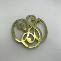 Virginia Metalcrafters Messing Topfuntersetzer Old Sturbridge Village | Osv 1950Er Jahre von theGardenOfSweden