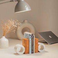 Elegante Buchstützen Aus Marmor Und Mangoholz Elegante Buchstützen Aus Marmor Und Mangoholz von theMarbleous