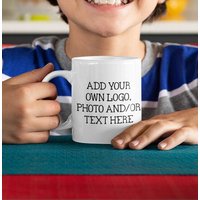 Gestalten Sie Ihre Eigene Tasse Personalisierte ~ Ihr Eigener Name Bild Nachricht Text Familienfoto Weihnachtsgeschenk Andenken Geschenk von theTbird