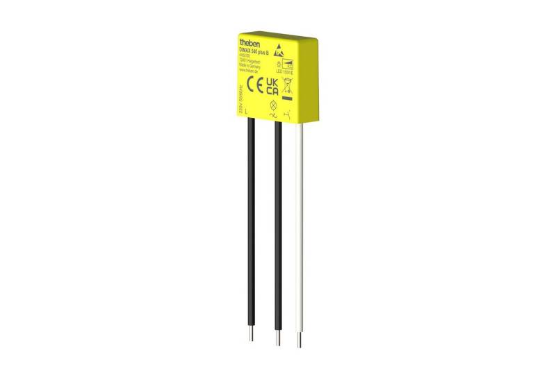 theben Drehdimmer DIMAX 540 plus B 5400130 Mini Unterputz-Dimmer, R-/C-Lasten, Memoryfunktion, für LEDs, kein Neutralleiter, Nachrüstung von theben