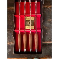 Set Aus 4 Orenson Fondue Gabeln von thebestofthepast