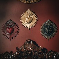 Ardour Sacred Heart Plakette | Gothic Galeriewand Wanddekor Religiöses Dekor Handgefertigt Von The Blackened Teeth Ardour Sacred Heart Plakette | Gothic Galeriewand Wanddekor Religiöses Dekor Handgefertigt Von The Blackened Teeth von theblackenedteeth