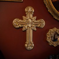 Das Göttliche Kreuz By The Blackened Teeth | Gothic Wanddekor Religiöses Dekor Dunkles Handmade Von Handwerkern von theblackenedteeth