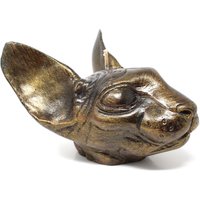 Sphynx Cat Soja Kerze - Limitierte Gold Edition Einzigartige Sphinx von theblackenedteeth