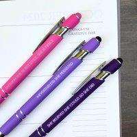 Sie Glaubte, Sie Könne, So Dass Stift-Set Stylus 3Er-Set. Feminines Empowerment Inspirierendes Stifte-Set. Galantinstag Sie Glaubte, Sie Könne, So Dass Stift-Set Stylus 3Er-Set. Feminines Empowerment Inspirierendes Stifte-Set. Galantinstag von thecarboncrusader