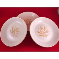 Set Mit 3 Flachen Vintage Weizen Design Suppenschüsseln Set Mit 3 Flachen Vintage Weizen Design Suppenschüsseln von thecherrychic