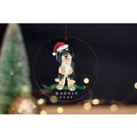 Benutzerdefinierte Doodle Ornament | Acryl Hund Weihnachten Personalisiert Goldendoodles Labradorit Bernedoodle Scheurich Urlaub von thecreativestandard