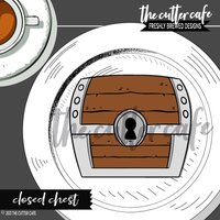 Schatztruhe/Verschlossene Truhe Piraten Keksschneider Von Thecuttercafe von thecuttercafe