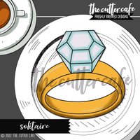 Solitär/Ring Braut Ausstecher Von Thecuttercafe von thecuttercafe