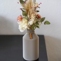 Dekovase Filo | 3D Druck Nachhaltig Wasserdicht Blumenvase Floor Vase Trockenblumen Pampasgras Eukalyptus Schleierkraut von thedistinctshop