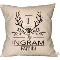 Bauernhaus Kissenhülle 18x18~ Personalisiert Mit Nachname & Initial Kissen~Geweih~Canvas Kissen~Rustikal~Dekokissen Bauernhaus Kissenhülle 18x18~ Personalisiert Mit Nachname & Initial Kissen~Geweih~Canvas Kissen~Rustikal~Dekokissen von thefloralpigpillows