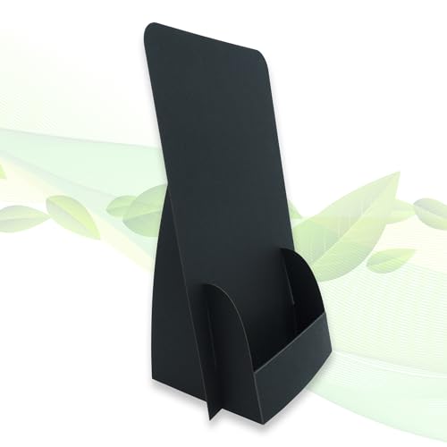 thefoldstands 5 faltbare FLYERSTÄNDER "Black Design" ökologische Prospektständer für DIN lang Flyer 10,5 x 21 cm vertikal, Prospekthalter aus eco - FSC- Karton, kurz-bis mittelfristigen Einsatz thefoldstands 5 faltbare FLYERSTÄNDER "Black Design" ökologische Prospektständer für DIN lang Flyer 10,5 x 21 cm vertikal, Prospekthalter aus eco - FSC- Karton, kurz-bis mittelfristigen Einsatz von thefoldstands