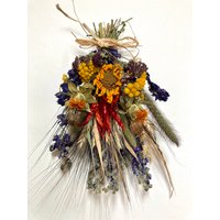 Sonnenblume, Weizen Und Chili Spray, Herbst Dekor, 40 X 20 cm von thegarlicpeopleshop