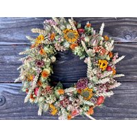 Sonnenblumen - Und Weizenkranz, Herbstkranz Für Tür Oder Küche, Herbstfarben, 4 Größen Erhältlich Sonnenblumen - Und Weizenkranz, Herbstkranz Für Tür Oder Küche, Herbstfarben, 4 Größen Erhältlich von thegarlicpeopleshop