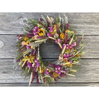 Sonnenblumenkranz, Ganzjahreskranz, Bio, Vier Größen Verfügbar von thegarlicpeopleshop