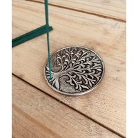 Baum Des Lebens Räucherstäbchenhalter Aus Recyceltem Aluminium Silber Boho Hippie Aschefänger Handgemacht & Fair Trade Räucherstäbchen Baum Des Lebens Räucherstäbchenhalter Aus Recyceltem Aluminium Silber Boho Hippie Aschefänger Handgemacht & Fair Trade Räucherstäbchen von thehappyhippiebus