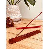 Räucherstäbchenhalter Aus Mangoholz Boho Aschefänger Räucherstäbchenhalter Aus Mangoholz Boho Aschefänger von thehappyhippiebus