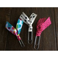3Er Set Pfeile Helles Konfetti Und Rosa Tupfen Planer Clips Journaling Schule Jumbo Mini von thehappymailpaperie