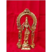 12 Zoll Handgemachte Panchalogam Göttin Meenakshi | Anpassbar, Panchaloha, Kupfer, Vigraham, Statue, Figurative von thekayalcrafts