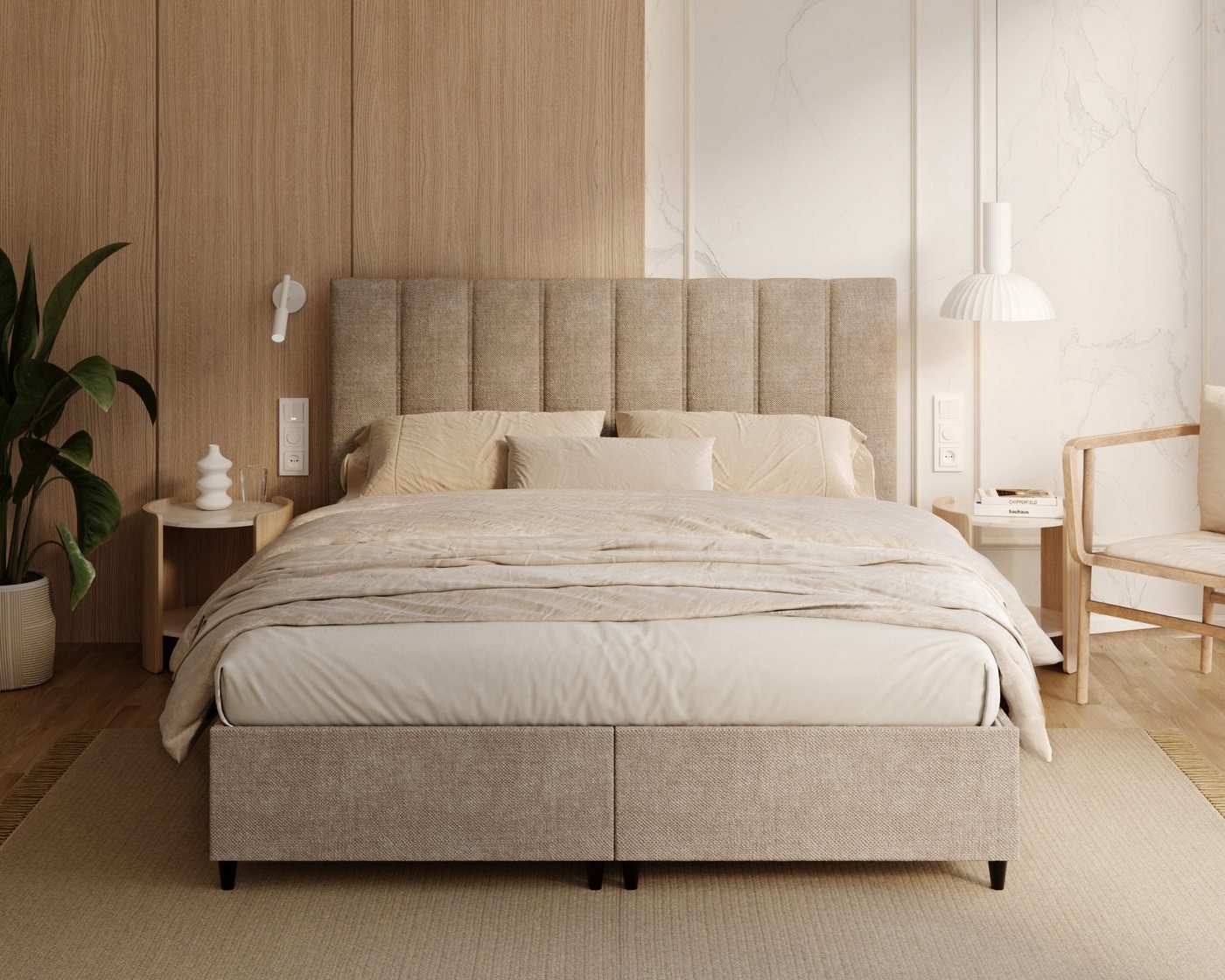 thematys Polsterbett Bett Stauraumbett Bezug Ottawa / 140x200, 160x200, 180x200cm thematys Polsterbett Bett Stauraumbett Bezug Ottawa / 140x200, 160x200, 180x200cm von thematys