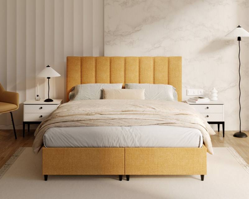 thematys Polsterbett Bett Stauraumbett Bezug Ottawa / 140x200, 160x200, 180x200cm von thematys