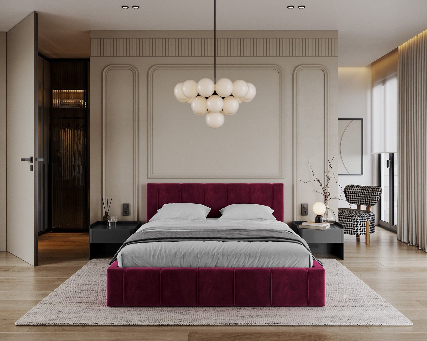 thematys Polsterbett Bett aus Velours Stauraumbett - TOPSELLER - MADE IN EU - (verfügbar 90x200 120x200 140x200 160x200 180x200cm, Bettrahmen, Bett, Optional mit Matratze bestellbar, mit großen gepolsterten Kopfteil, mit Bettkasten zum aufklappen), Metallrahmen mit Lattenrost, hydraulische Klappfunktion für Stauraum thematys Polsterbett Bett aus Velours Stauraumbett - TOPSELLER - MADE IN EU - (verfügbar 90x200 120x200 140x200 160x200 180x200cm, Bettrahmen, Bett, Optional mit Matratze bestellbar, mit großen gepolsterten Kopfteil, mit Bettkasten zum aufklappen), Metallrahmen mit Lattenrost, hydraulische Klappfunktion für Stauraum von thematys