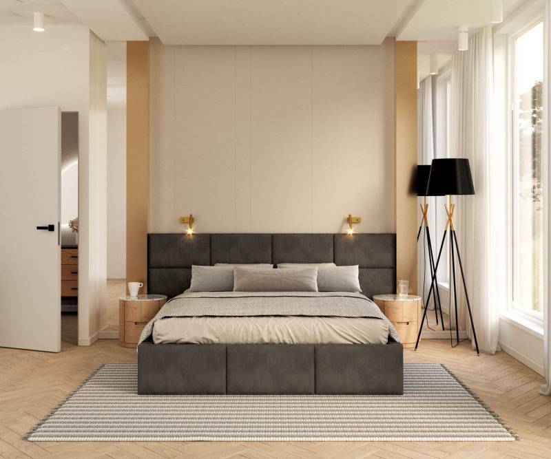 thematys Polsterbett Stauraumbett Velours 90x200, 120x200, 140x200, 160x200, 180x200cm Bett (MADE IN EU - mit hochwertigem Velours Bezug Trinity, Bettrahmen, Bett, Optional mit Matratze bestellbar, mit gepolsterten Wandpaneelen als stilvolle Kopfteil-Alternative), Metallrahmen mit Lattenrost, hydraulische Klappfunktion für Stauraum thematys Polsterbett Stauraumbett Velours 90x200, 120x200, 140x200, 160x200, 180x200cm Bett (MADE IN EU - mit hochwertigem Velours Bezug Trinity, Bettrahmen, Bett, Optional mit Matratze bestellbar, mit gepolsterten Wandpaneelen als stilvolle Kopfteil-Alternative), Metallrahmen mit Lattenrost, hydraulische Klappfunktion für Stauraum von thematys