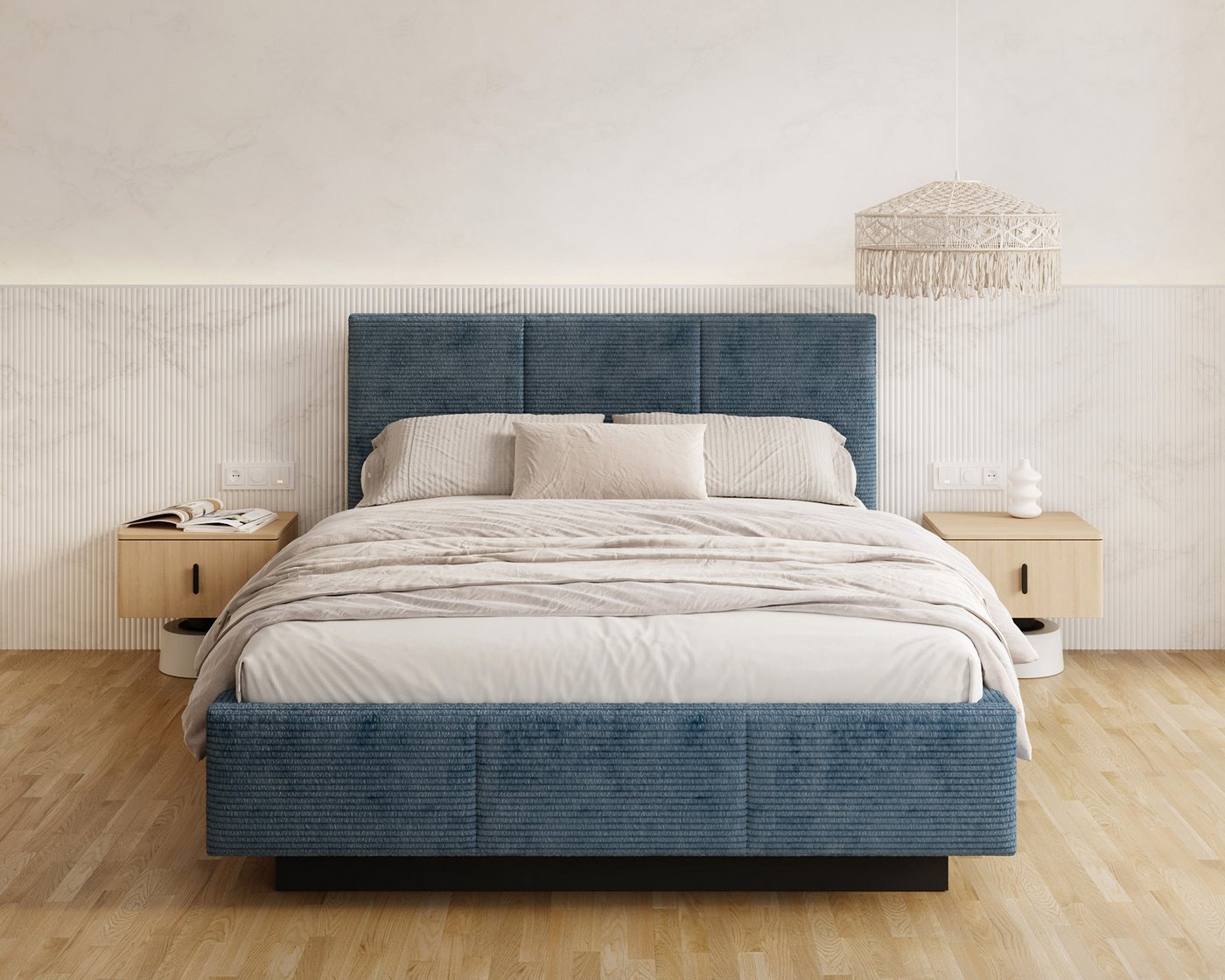 thematys Polsterbett Stauraumbett aus Velours 90x200, 120x200, 140x200, 160x200, 180x200cm (MADE IN EU - mit hochwertigem Velours Bezug Trinity, Bettrahmen, Bett, Optional mit Matratze bestellbar, mit großen gepolsterten Kopfteil, mit Bettkasten zum aufklappen), Metallrahmen mit Lattenrost, hydraulische Klappfunktion für Stauraum thematys Polsterbett Stauraumbett aus Velours 90x200, 120x200, 140x200, 160x200, 180x200cm (MADE IN EU - mit hochwertigem Velours Bezug Trinity, Bettrahmen, Bett, Optional mit Matratze bestellbar, mit großen gepolsterten Kopfteil, mit Bettkasten zum aufklappen), Metallrahmen mit Lattenrost, hydraulische Klappfunktion für Stauraum von thematys