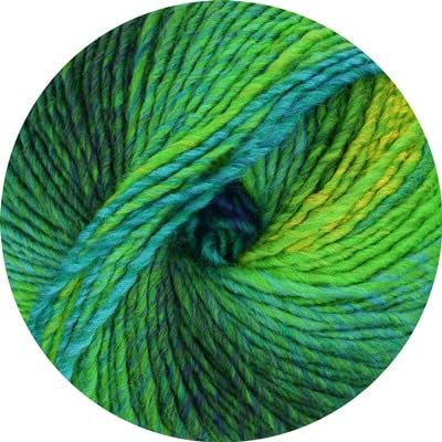 ONline Wolle Linie 359 Fano 74, Winterwolle, Schnellstrickwolle, Wolle Nadelstärke 7-8 mm, mit Farbverlauf, zum Stricken oder Häkeln von theofeel