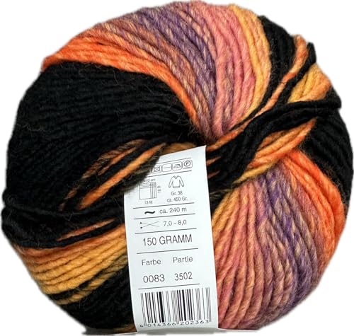 ONline Wolle Linie 359 Fano 83, Winterwolle, Schnellstrickwolle, Wolle Nadelstärke 7-8 mm, mit Farbverlauf, zum Stricken oder Häkeln ONline Wolle Linie 359 Fano 83, Winterwolle, Schnellstrickwolle, Wolle Nadelstärke 7-8 mm, mit Farbverlauf, zum Stricken oder Häkeln von theofeel