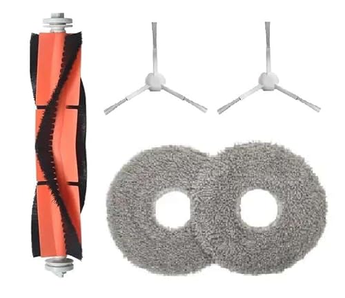 theoutlettablet 5-in-1 Ersatzset für Xiaomi Vacuum S20+ Plus - Staubsaugerroboter-Ersatzteile-Set mit Hauptrolle, 2 Hepa-Filtern und 2 Seitenbürsten von theoutlettablet