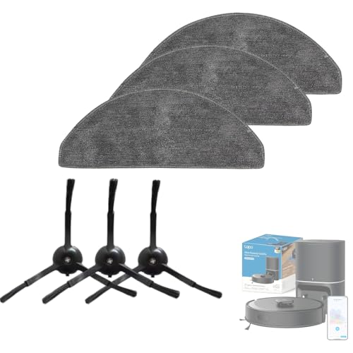 theoutlettablet Set mit 3 Wischmopps und 3 Ersatzbürsten, kompatibel mit Staubsaugerrobotern Tapo RV30 Max Plus / RV30 / RV20 Max Plus / RV20 theoutlettablet Set mit 3 Wischmopps und 3 Ersatzbürsten, kompatibel mit Staubsaugerrobotern Tapo RV30 Max Plus / RV30 / RV20 Max Plus / RV20 von theoutlettablet