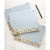 Poppy Kalender Notizblock | Blumen Schreibtisch Zubehör To-Do Liste Geschenk Für Das Organisierte Mädchen Kalender-Liste von thepaperbetty