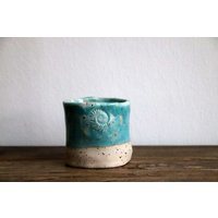 steinzeug Keramik Becher Ammonit von therootfolks