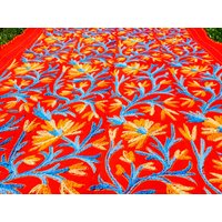 Bunter Woll Teppich Kashmiri Namda, Hand Gefilzt Und Bestickt | Blumenmuster Mandala Bunter Für Schlafzimmer Oder Wohnzimmer Bunter Woll Teppich Kashmiri Namda, Hand Gefilzt Und Bestickt | Blumenmuster Mandala Bunter Für Schlafzimmer Oder Wohnzimmer von theshantihome