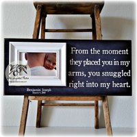 Adoption Geschenkideen, Bilderrahmen, From The Moment 8x20 The Sugared Plums Frames von thesugaredplums