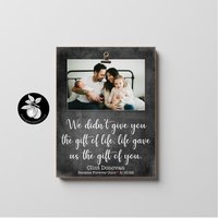 Personalisierte Adoption Geschenke, Gotcha Day Bilderrahmen, Adoptionstag, Neues Elterngeschenk, Baby Geschenk, Neuer Vater Oder Mutter 9x12 von thesugaredplums