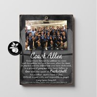 Personalisierter Basketball-Trainer Geschenkideen-Bilderrahmen, Danke Geschenke Für Trainer, Geschenk Des Saisonendes, Trainer-Ruhestandsgeschenk Personalisierter Basketball-Trainer Geschenkideen-Bilderrahmen, Danke Geschenke Für Trainer, Geschenk Des Saisonendes, Trainer-Ruhestandsgeschenk von thesugaredplums