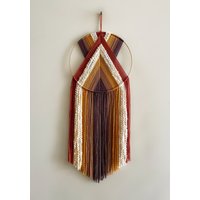 Lila Senf Braun Und Terrakotta Wandbehang/Makramee Boho Dekor Kinderzimmer von thetwistedthreadco