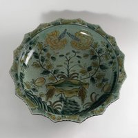 Vintage Maitland Smith Schale - Handbemalt Chinoiserie Blumen Und Blattmuster von thevintageadvisor